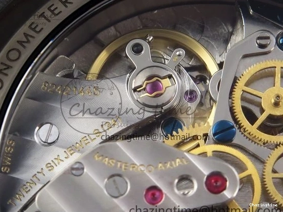 0307 Speedmaster Black Benom PVD Moon RMF Best Edition on PVD Bracelet Lemania HW WrinkleFree 7727